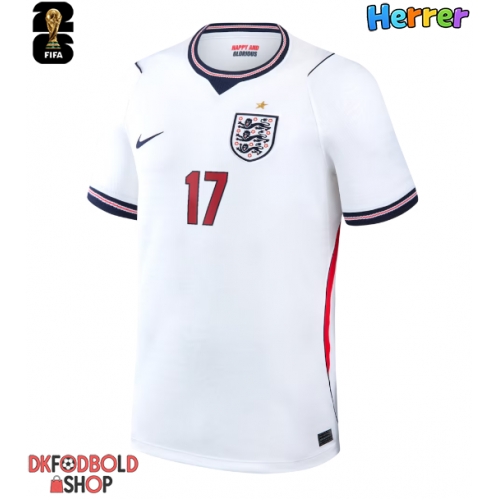 England Morgan Rogers #17 Hjemmebanetrøje VM 2026 Kort ærmer